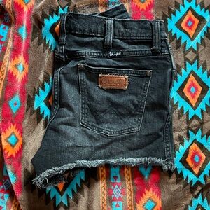 Wrangler Black Jean Shorts